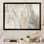 «Vagues liquides dans les tons de gris V», reproduction sur toile flottante