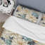 Ensemble de housse de couette à motif floral bohème beige et gris-1558768279