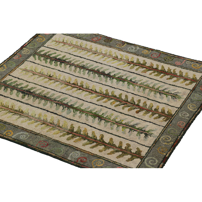 One-of-a-Kind 2’6”x2’10” Area Rug