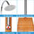 Outdoor Shower with Soap Rack