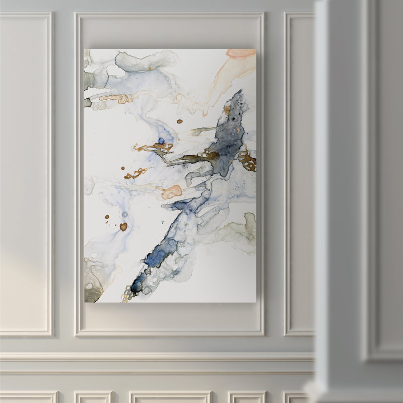 Organique entrelacé I - reproduction sur toile, H 20 po x l 16 po x P 1 po, Toile tendue
