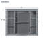 Armoire de rangement murale de salle de bain 35 po x 28 po-1855370498