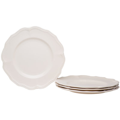 Red Vanilla Classic White 11.25" Dinner Plate