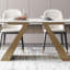 Ensemble de table de salle à manger rectangulaire de style nordique-106569057