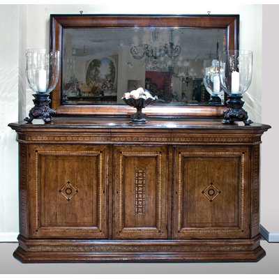 Rustic Beveled Accent Mirror