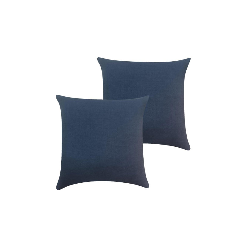 Lanie Accent Pillow, Navy Blue, Rectangle 12"H x 21"W, Duck Down