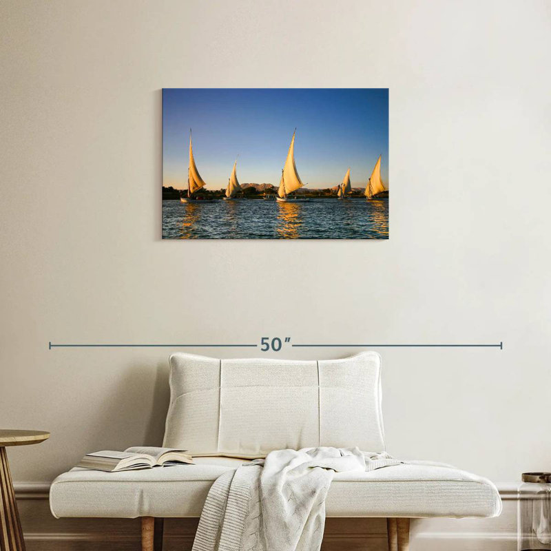 Bateaux Mehar Nile Felucca, H 20 po x l 30 po