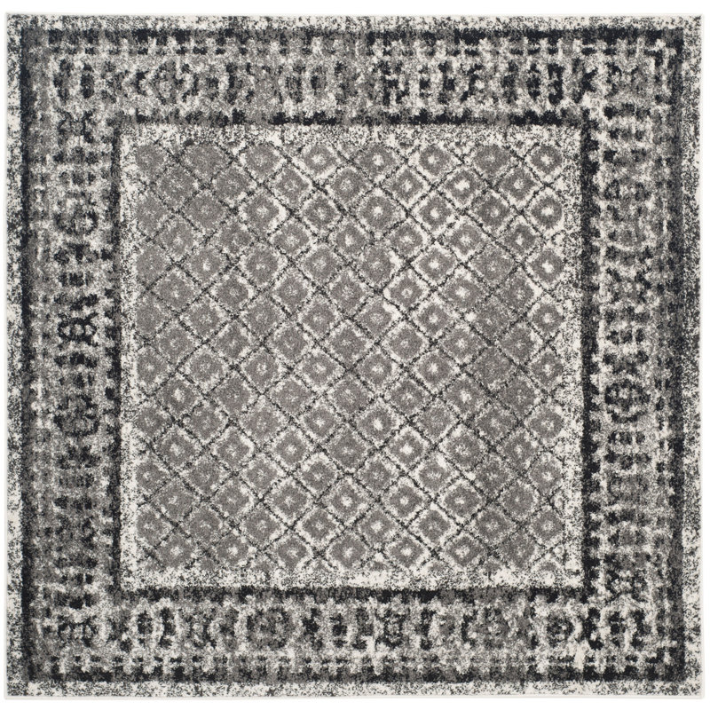 Bonilla Performance Geometric Rug, Square 6'