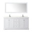 Meuble-lavabo double autoportant 60 po avec plateau en quartz et miroir Avery-97851418-97851421-97851423