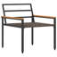  Outdoor Furniture Set with Cushion Poly Rattan Acacia Wood Table Garden-834183766