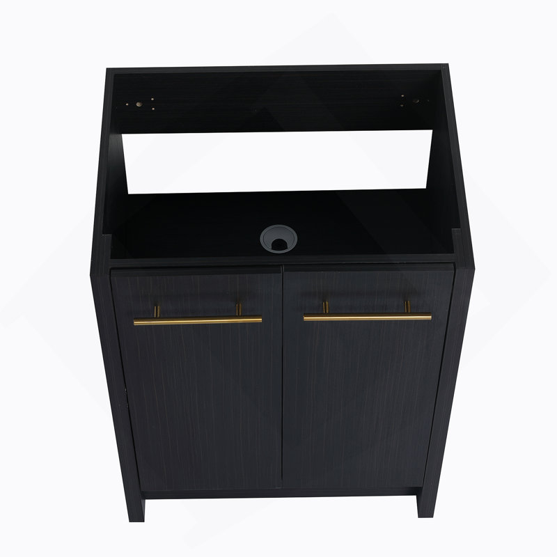 Meuble-lavabo autoportant 24 po (sans lavabo supérieur)