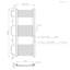 Cano Curved Heated Towel Rail Radiator Bathroom Ladder Warmer-194008650-194008684