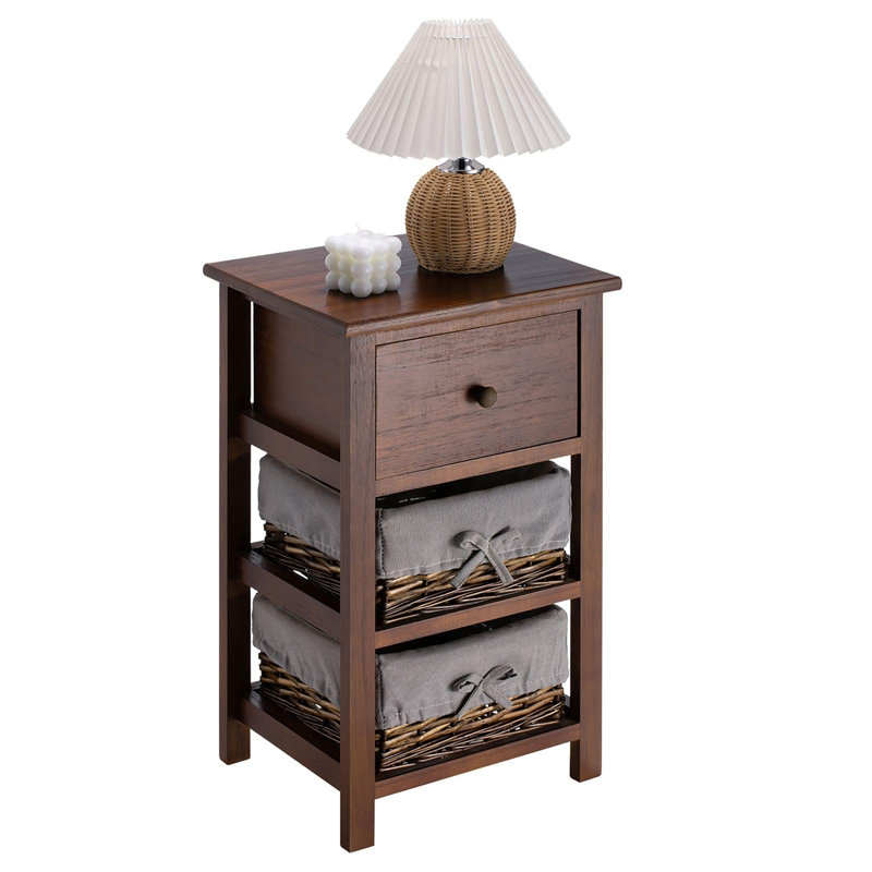 Windon 35cm W Solid + Manufactured Wood Bedside Table