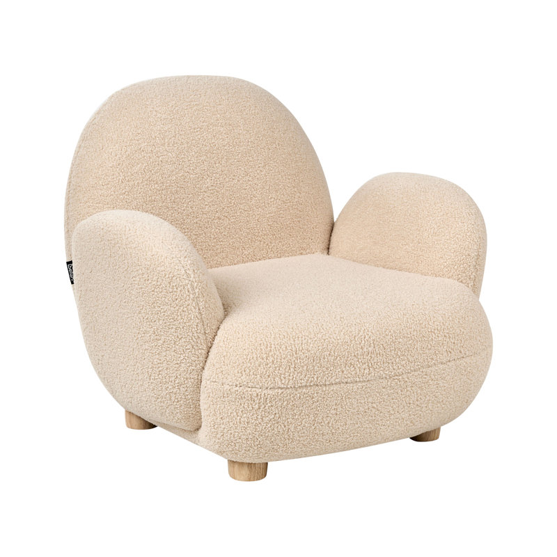 Kids Boucle Armchair HEM, Beige