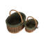 August Grove 2 Piece Wicker Shopper Basket Set-1154536006