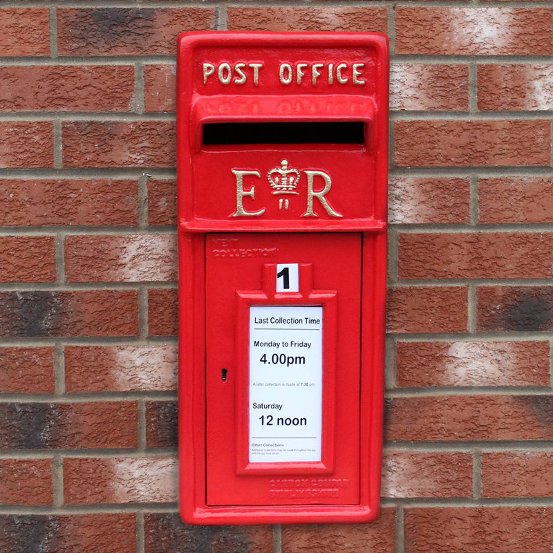 Bernhard Steel Wall Mounted Post Box