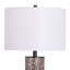Lampe de table en faux cuir Serpent Elegance - peau de serpent - ensemble de 2