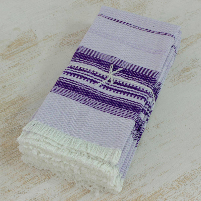 Cotton Striped Rectangle Napkin