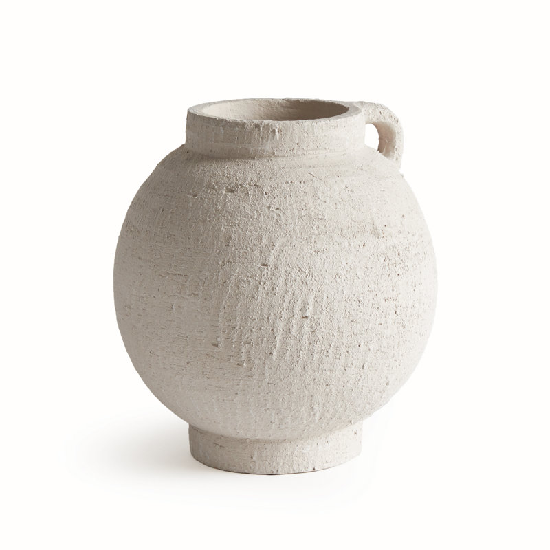 Gianna Handmade Terracotta Table Vase, 9.5" H x 8.75" W x 8.75" D
