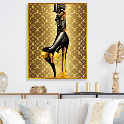 Luxury Brand Bionic Heel III - Art mural sur toile tendance
