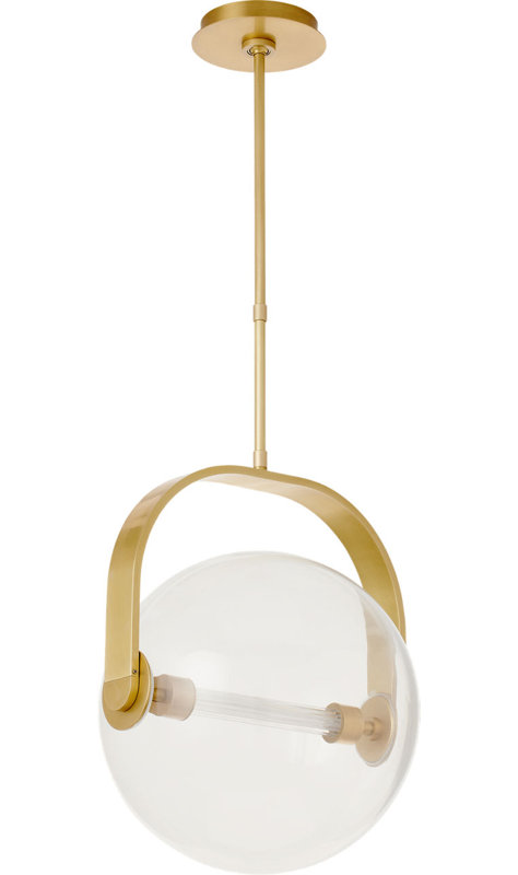 Fues Medium Pendant, White