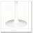 White 40-inch Dining Table