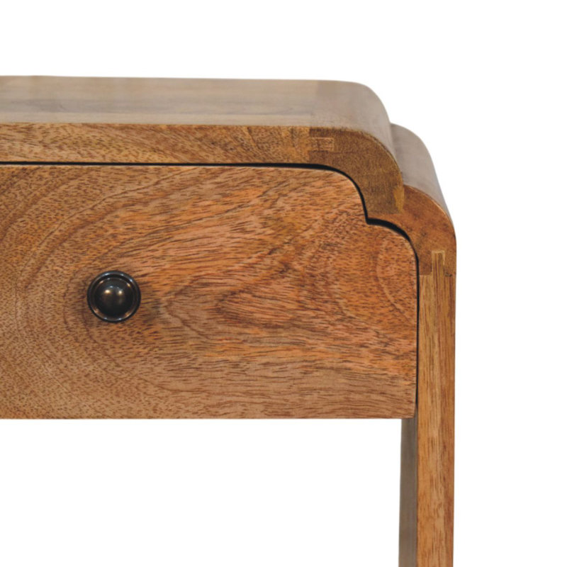 30cm W Solid Wood Bedside Table