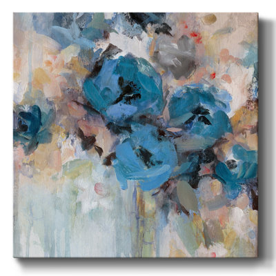 Jardin saturé sur toile
