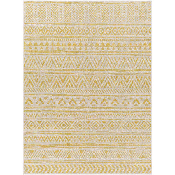 The Twillery Co.® Granby Scout Moroccan Yellow Indoor/Outdoor Area Rug ...