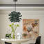 1-Light Pendant Lights Green Flower Rattan-146633682