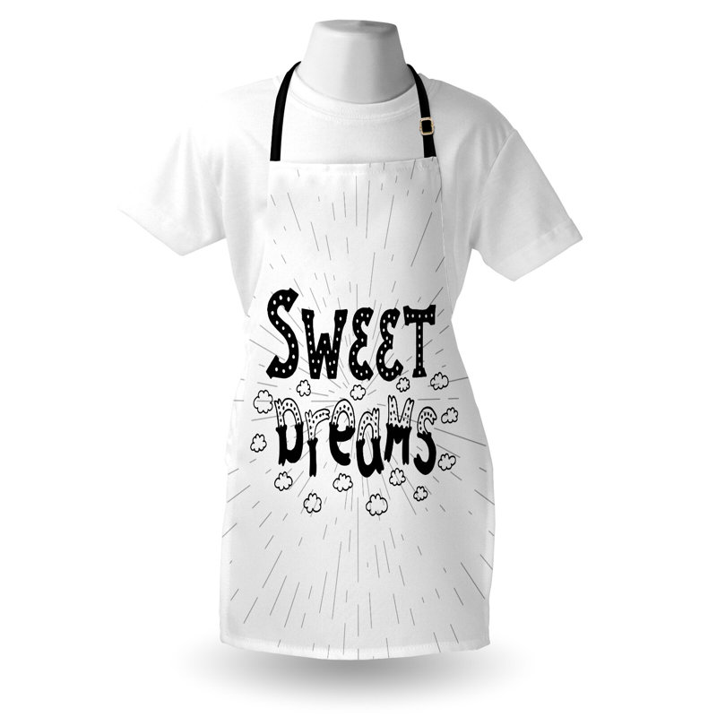 No Pattern Bib Apron