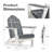 Rakesh HDPE Folding Adirondack Chair-2092843313