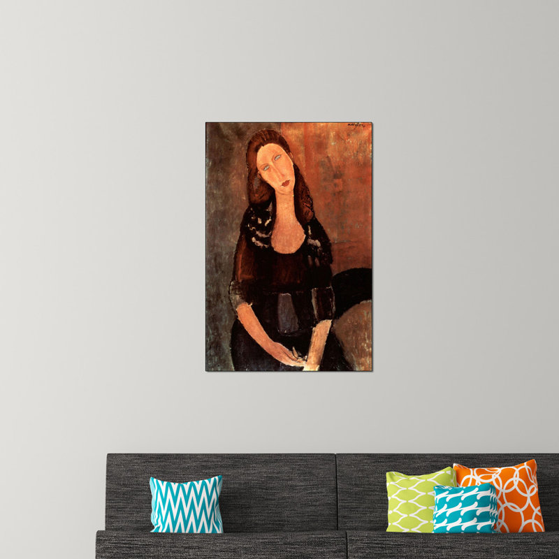 Modigliani Amedeo - Wrapped Canvas Painting, 90cm H x 60cm W x 1.8cm D