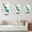 Jeunes feuilles d'eucalyptus et branches II - Horloge murale traditionnelle-60187983
