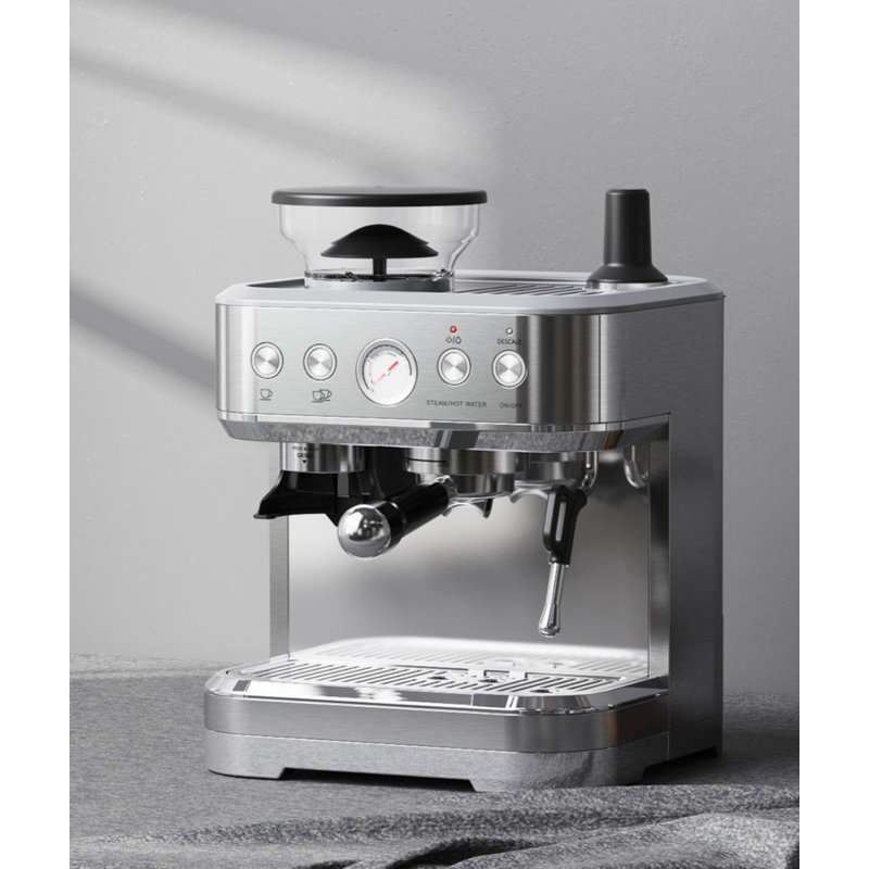 Spresso Machine With Grinder And Milk Frother