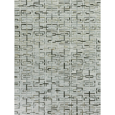 Natural Hide Cowhide Geometric Indoor Rug