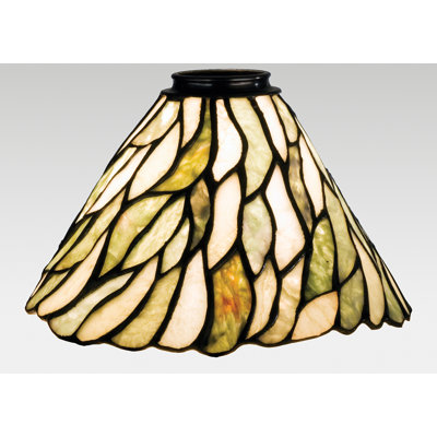 8" Wide Willow Jadestone Shade
