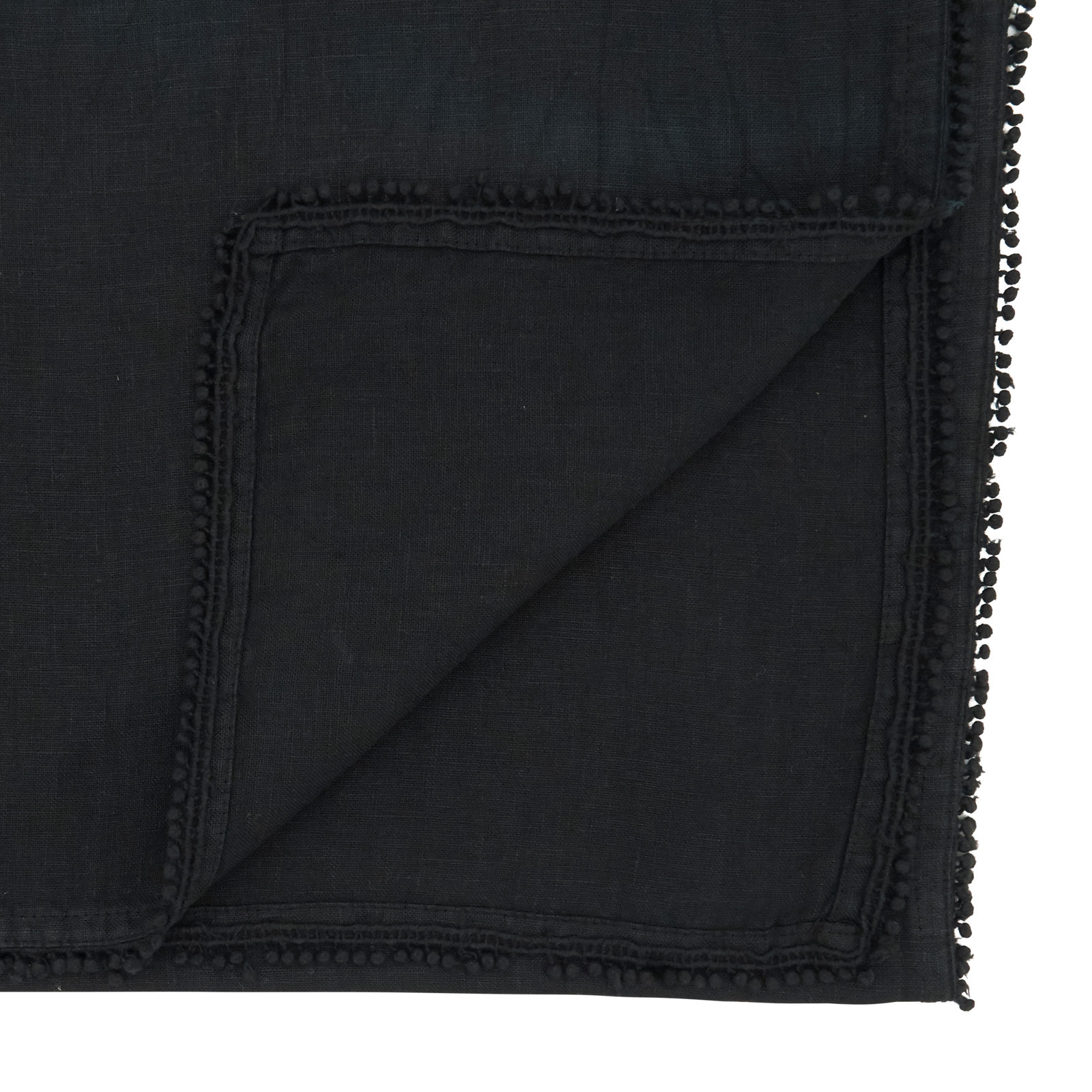 Trezza Table Runner, Black