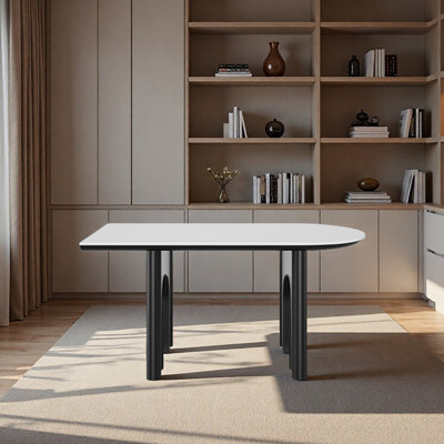 Solid wood granite slab desk,Home study desk