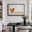 «Hen and Chicks Farmhouse Animal», cuisine, impression sur toile encadrée-131636222-131636227