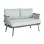 Ensemble de 4 couvertures en acier Mariano, gris-849613000-849613007