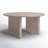 Aruna Oak Round Solid Wood Dining Table