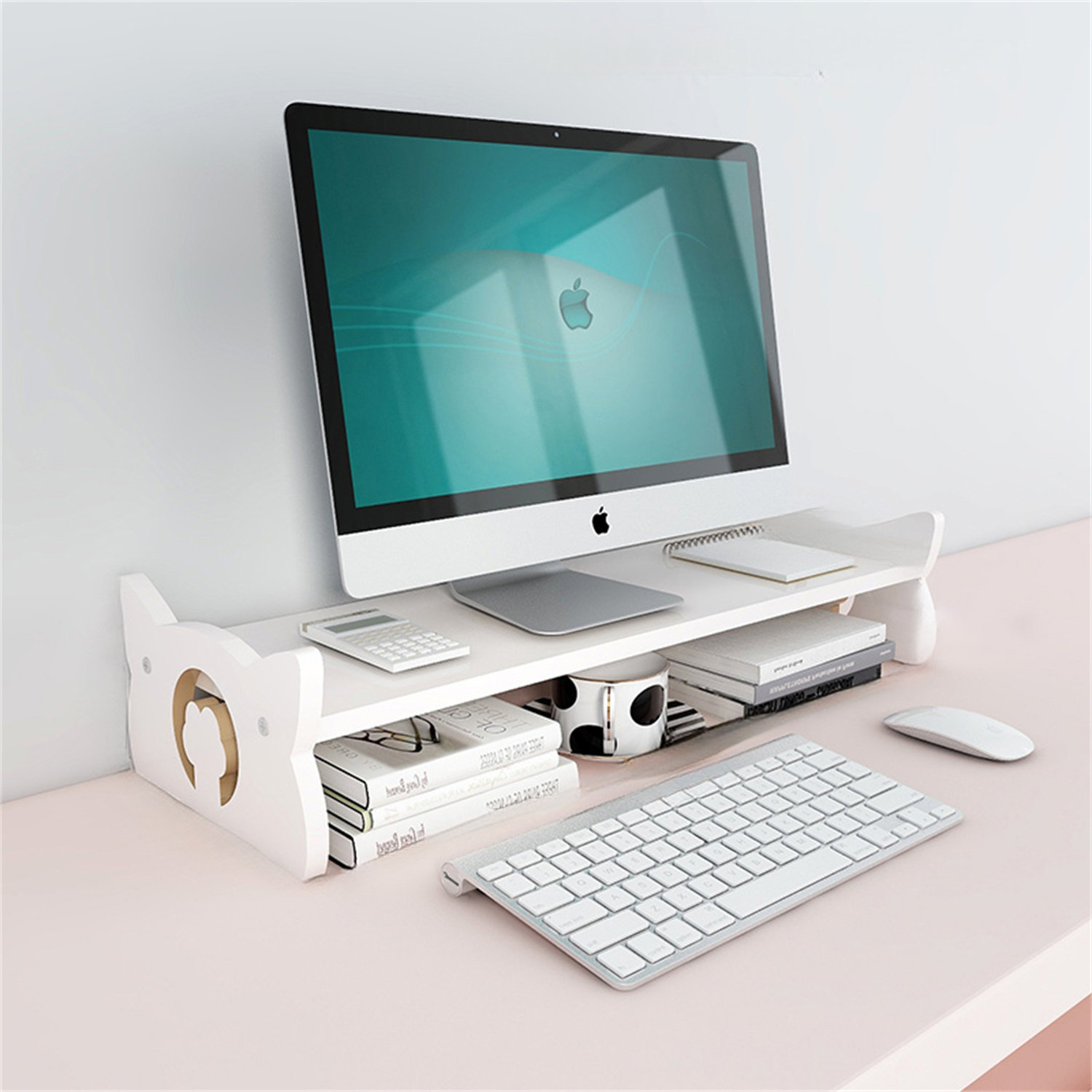 Inbox Zero Maylea Manufactured Wood Monitor Stand | Wayfair