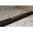 Frameless Single Sliding Shower Door  56-60 "W X 76" H, 1/4 "(6 Mm) Clear Tempered Glass, Explosion Proof Film, Stainless Steel Handle Square Tube Track  Brushed Nickel-122371882