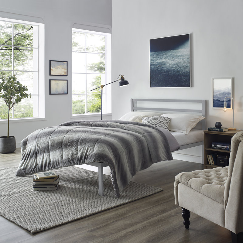 Demos Bed, Full, Gray