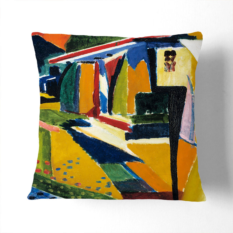 Square Cushion, 55cm H x 55cm W x 20cm D, White