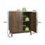 Armoire d'appoint multifonctionnelle avec panneau à couches réglables