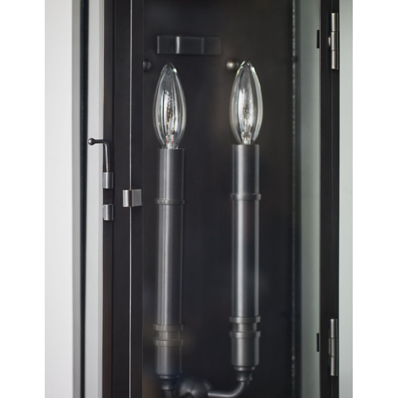 Chapman & Myers Linear Lantern Tall, Bronze