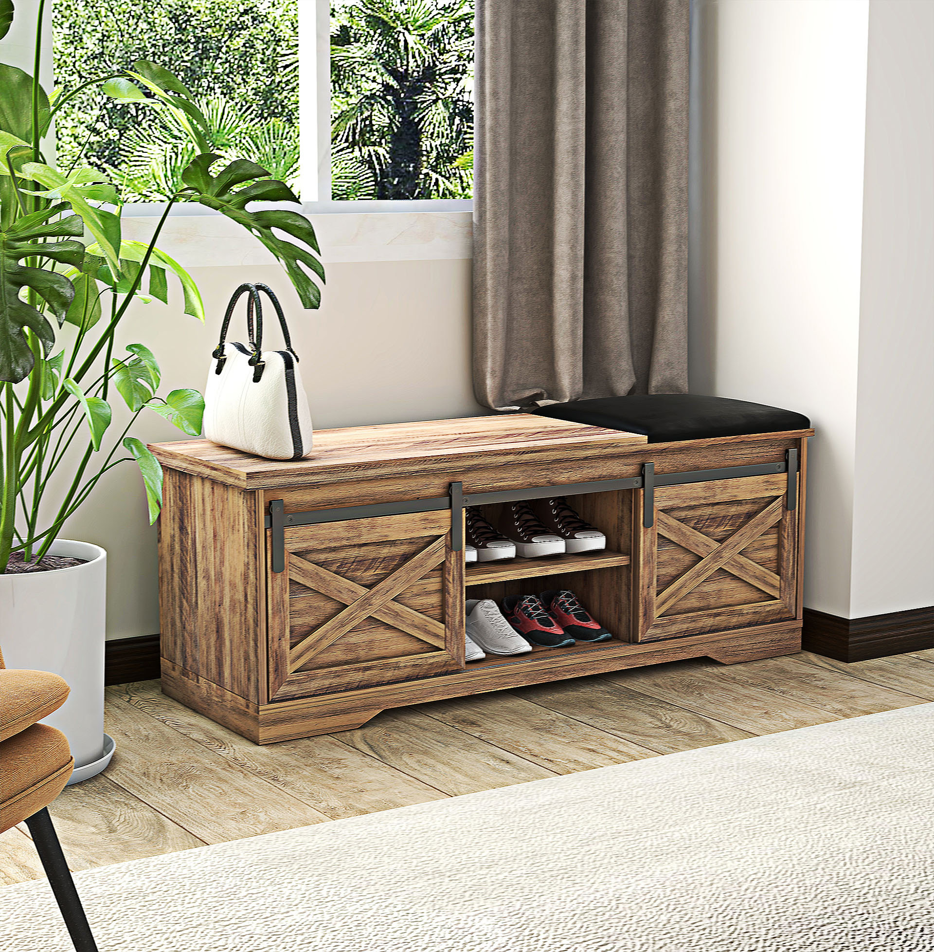 Gracie oaks store edite storage bench