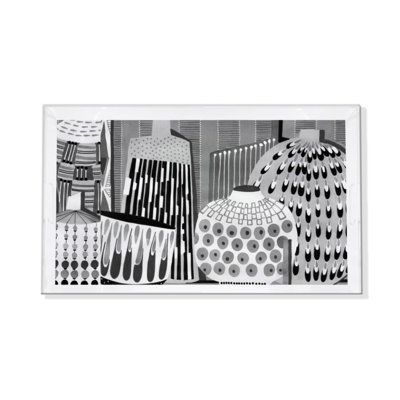 Zulu Baskets Acrylic Rectangle Decorative Tray